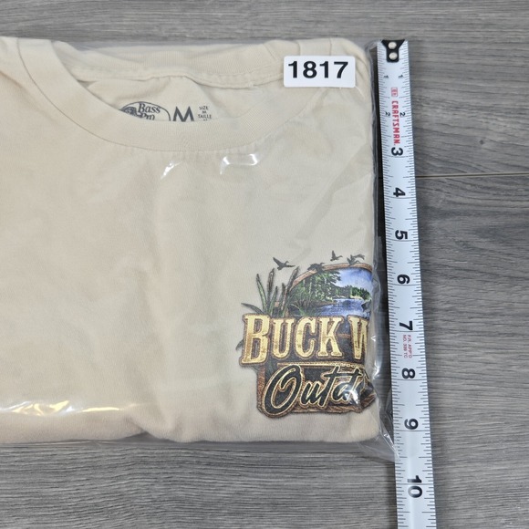 Bass Pro Shops‎ T Shirt Mens M Beige Fishing Definition Funny Short Sleeve - Picture 14 of 16